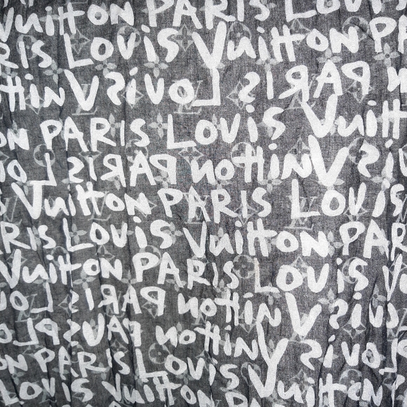 LOUIS VUITTON Stephen Sprouse Scharpes Graffiti Stole/Shawl Scarf - Picture 4 of 8
